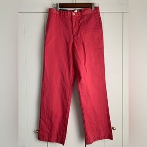 Vineyard Vines Plain Front Boys Club‎ Pants Size 14 Red NWT